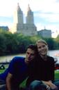 Relaxing in Central Park.
